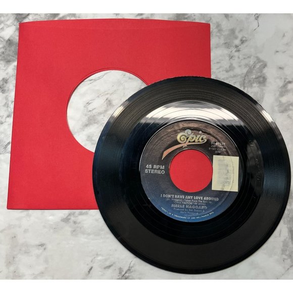 Merle Haggard Twinkle Twinkle Lucky Star / I Don't Have Any Love 45 Country Epic - Picture 4 of 4